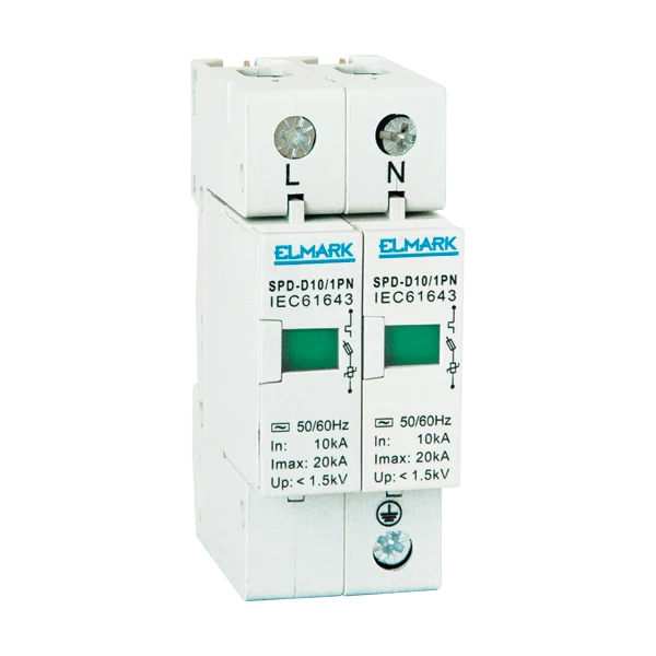 Scaricatore di Sovratensione Elmark SPD-C10/1P+N (64202)