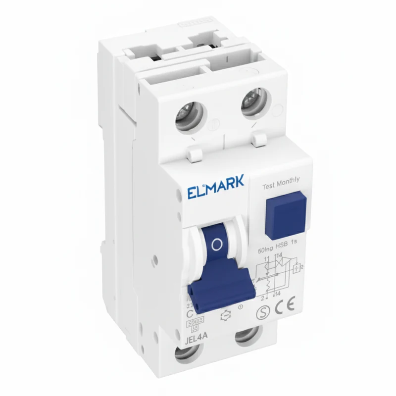 Magnetotermico Differenziale (RCBO) JEL4A 2P 10A 30mA 6kA Classe A Elmark