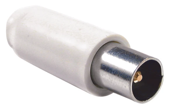 SPINA 75ohm, D.9,5mm, BIANCA, VOLANTE, MADE IN ITALY