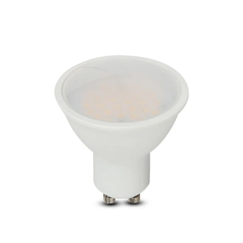 Faretto LED V-TAC GU10 4.5W con Chip Samsung 21201 luce bianco caldo 3000k