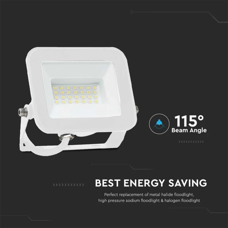 Faro LED V-TAC PRO 20W Chip Samsung Luce Bianca Naturale 4000K IP65