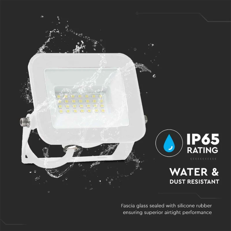 Faro LED V-TAC PRO 20W Chip Samsung Luce Bianca Naturale 4000K IP65