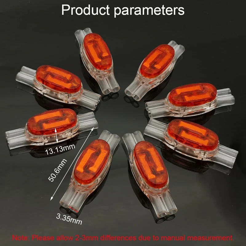 Kit 10 Connettori U1R a Doppia Testa con Gel | IDC Senza Spelatura | Cavi 0.5–0.9mm / 19–24 AWG