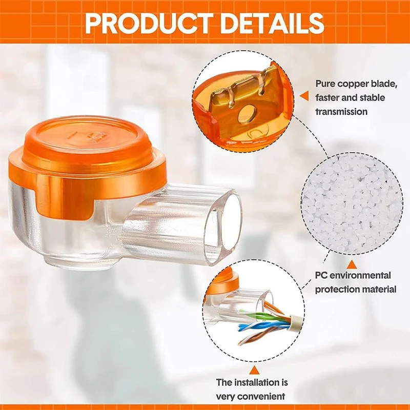 Kit 10 Connettori UY Scotchlok con Gel Isolante | IDC Senza Spelatura | Cavi 19–26 AWG