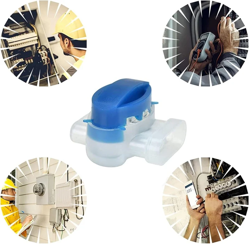 Morsetto Connettore Stagno a Gel IP67 - Kit 20 Pezzi - Modello 314 per Cavi da 0,5 a 1,5mm²