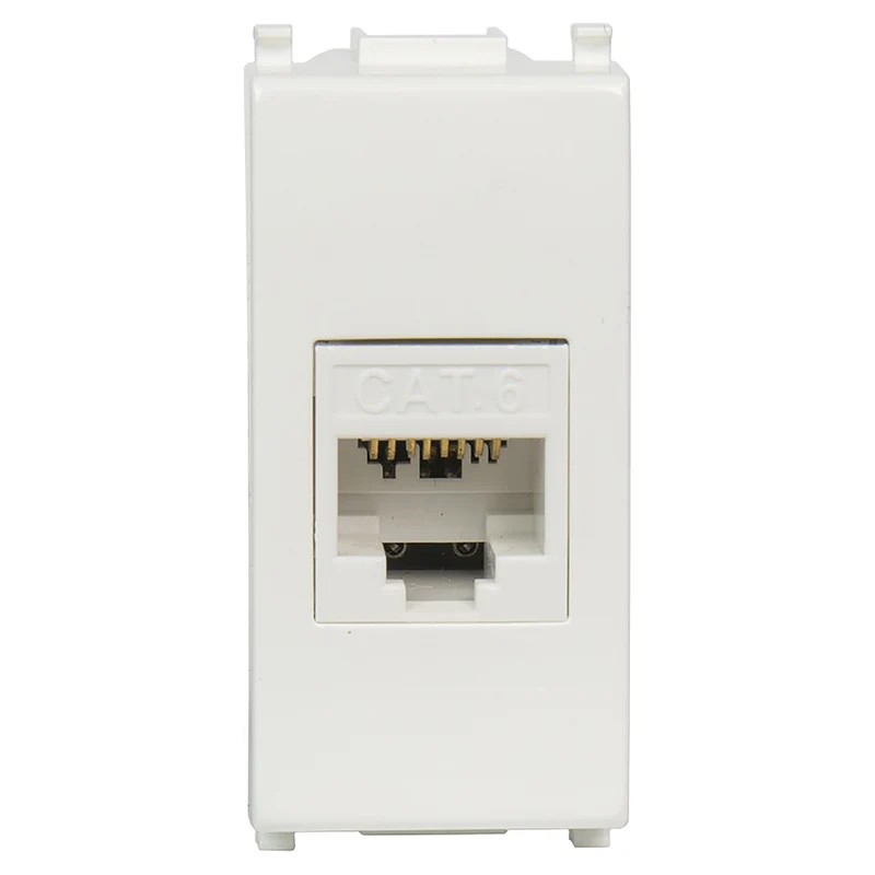 Presa RJ45 Cat6 UTP Compatibile Bticino Matix - Crimpaggio Senza Utensile
