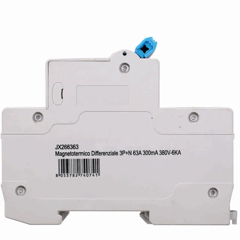 Ettroit Magnetotermico Differenziale 3P+N 63A 300mA 380V-6KA | JX266363
