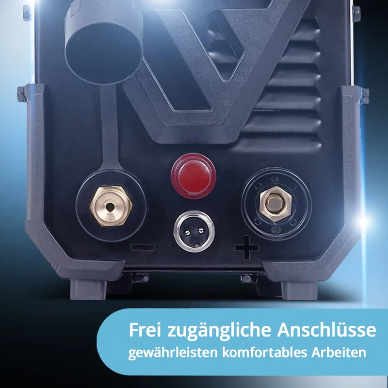 STAHLWERK Plasmaschneider CUT 50 P Vollausstattung | 45 A Inverter-Plasmaschneider | HF-Pilotzündung | Digitalanzeige | Schneidleistung bis 15 mm | Smart-Kühlung