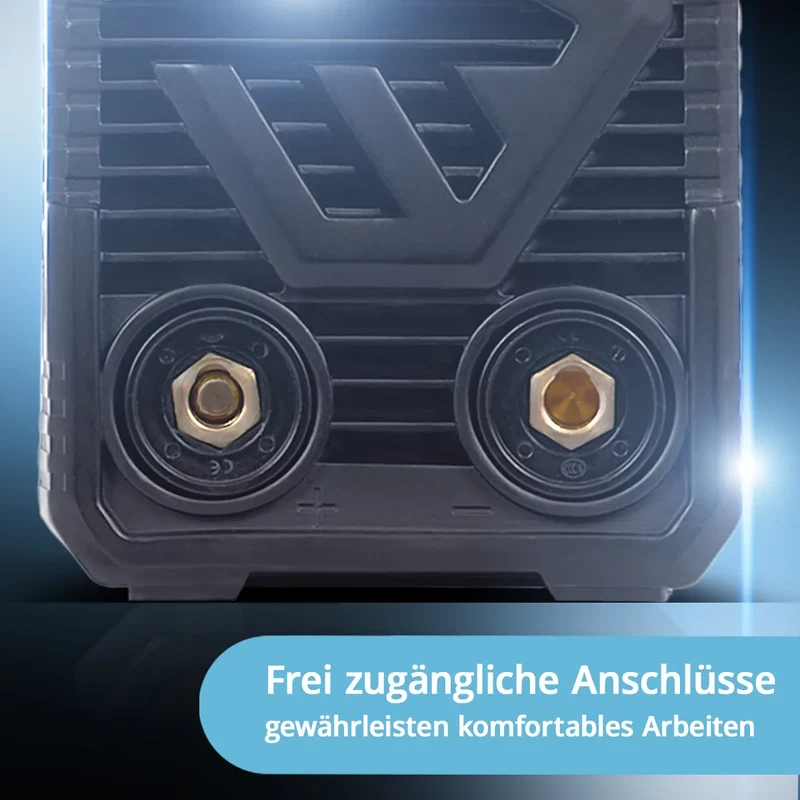 STAHLWERK ARC 160 MD Vollausstattung Elektroden-Schweißgerät - DC MMA, E-Hand, Lift-TIG Welder | Stufenlos regelbar | Echte 160 Ampere | Sehr kompakt und leicht | Hot-Start, Anti-Stick, Smart-Kühlung | IGBT-Technologie