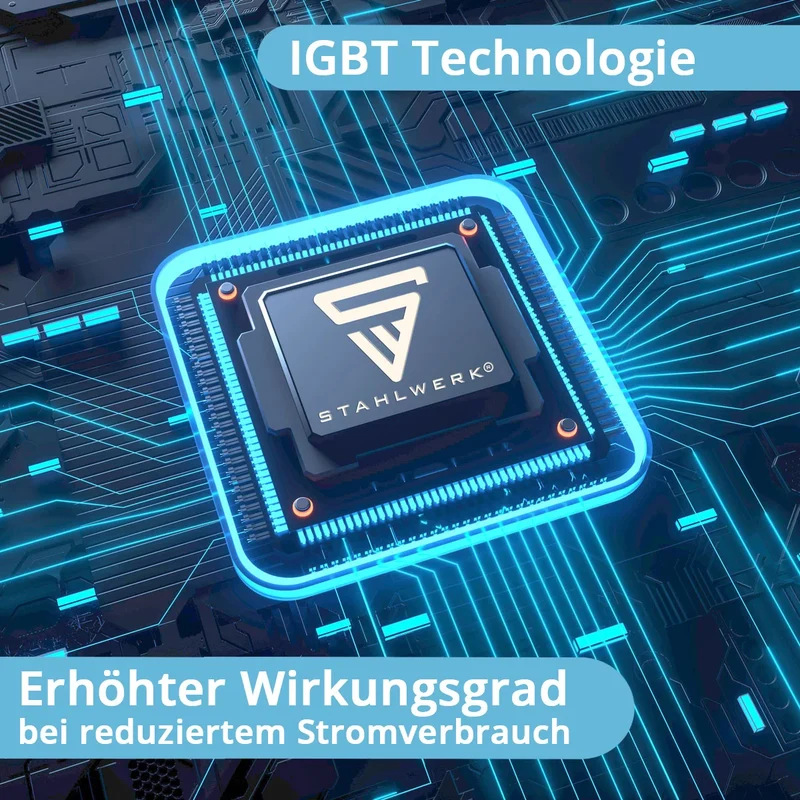 STAHLWERK ARC 160 MD Vollausstattung Elektroden-Schweißgerät - DC MMA, E-Hand, Lift-TIG Welder | Stufenlos regelbar | Echte 160 Ampere | Sehr kompakt und leicht | Hot-Start, Anti-Stick, Smart-Kühlung | IGBT-Technologie