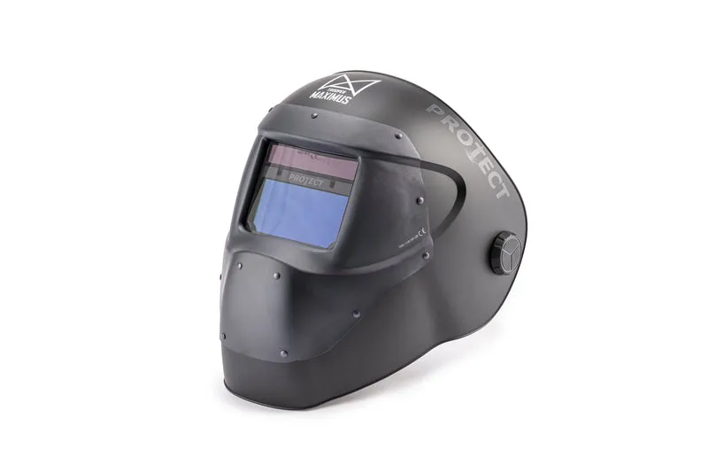 Laser-Schweisshelm MAXIMUS TROOPER, mit permanentem Laserschutz & ADF, ultraleicht, Hochtemperaturbeständige Aluschale bis 600°C