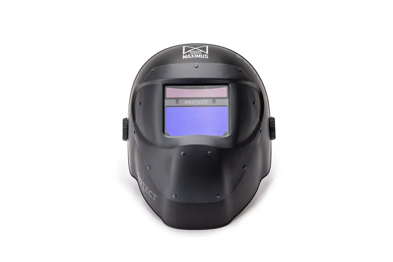 Laser-Schweisshelm MAXIMUS TROOPER, mit permanentem Laserschutz & ADF, ultraleicht, Hochtemperaturbeständige Aluschale bis 600°C