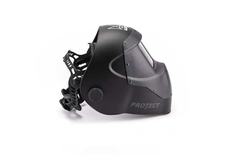 Laser-Schweisshelm MAXIMUS TROOPER, mit permanentem Laserschutz & ADF, ultraleicht, Hochtemperaturbeständige Aluschale bis 600°C
