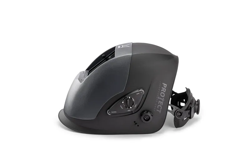 Laser-Schweisshelm MAXIMUS, Laserschutz & ADF, nur 860g, Temp.best. Aluschale bis 600°C, grosser Sichtbereich