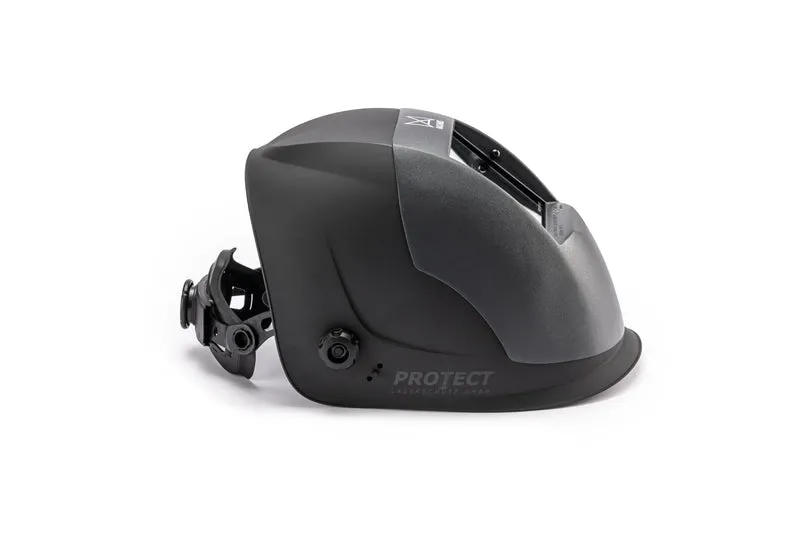 Laser-Schweisshelm MAXIMUS, Laserschutz & ADF, nur 860g, Temp.best. Aluschale bis 600°C, grosser Sichtbereich