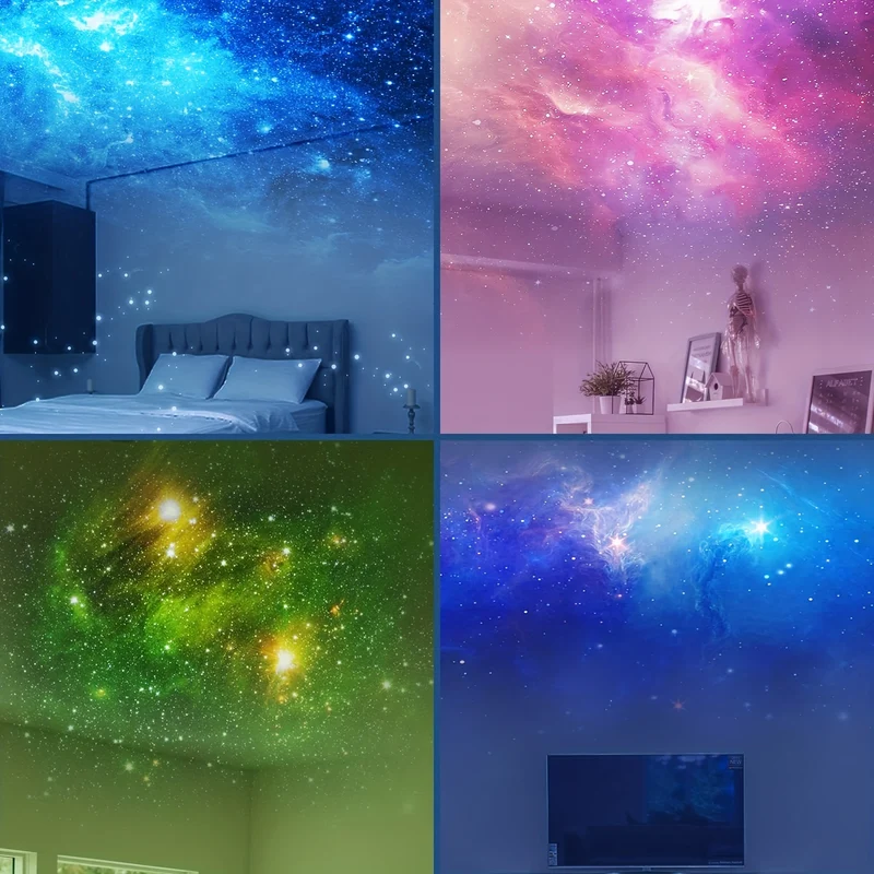 1pc Lampada Di Proiezione Della Via Lattea Dell'astronauta Con Telecomando Cavo Di Alimentazione USB Lampada Di Proiezione Del Pianeta Luce Notturna Adatta Per Sala Giochi Per Adulti/home Theater/soffitto/decorazione Della Stanza