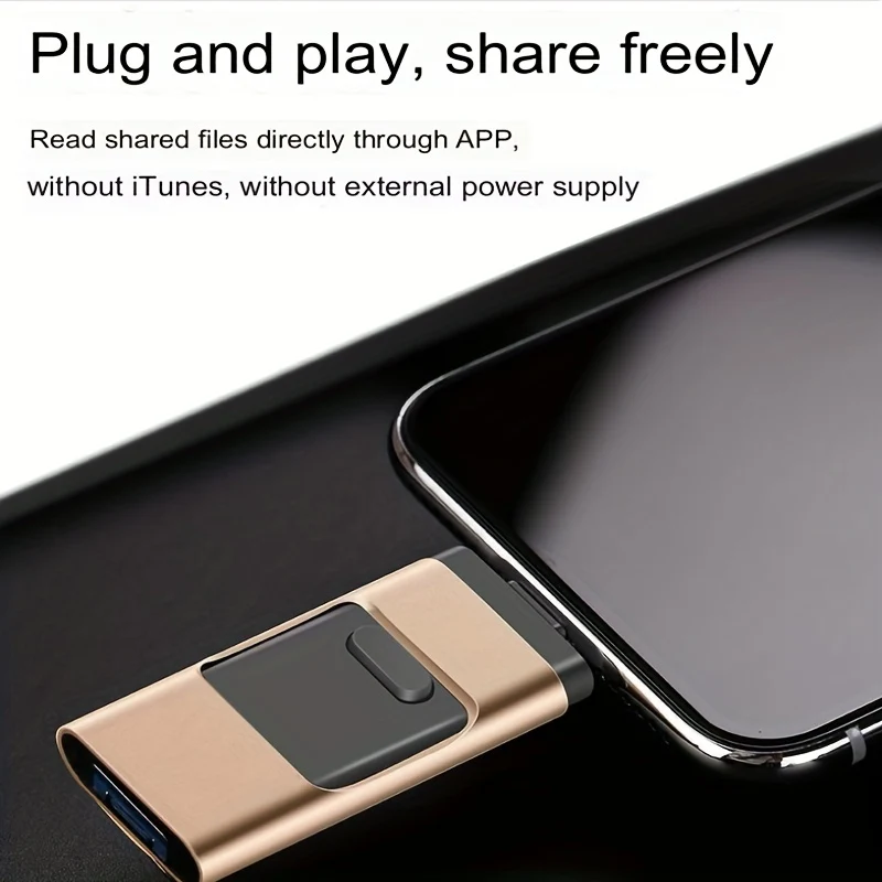 Chiavetta USB, Chiavetta USB Per Memoria Dati Esterna, Chiavetta USB Compatibile Con Telefono, Pad, Android, PC E Altri Dispositivi