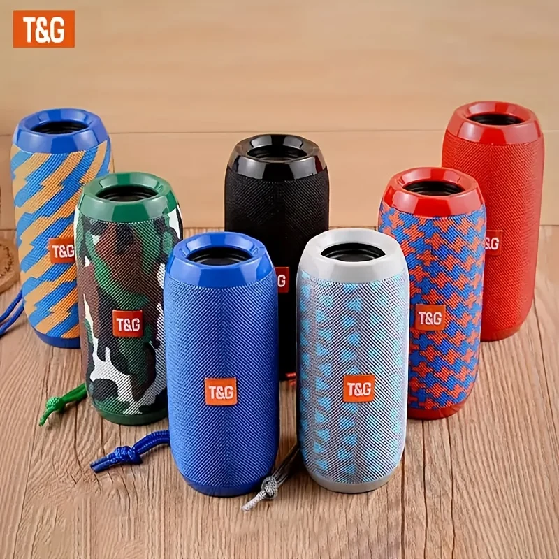 Altoparlanti Wireless T&G117, Altoparlante MusiBaby, Da Esterno, Portatile, Lettura Dati Unità TF\Flach, Altoparlante Wireless, Wireless 5.3, Stereo Ad Alto Volume, Altoparlanti Con Carica Dei Bassi In Forte Espansione