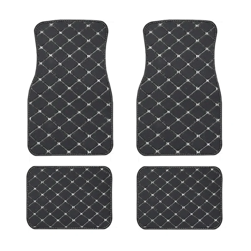 4pz Tappetini Per Auto, Universali Anteriori E Posteriori Impermeabili, Set Completo Di Tappetini Auto In Pelle PU, Accessori Per Interni Auto