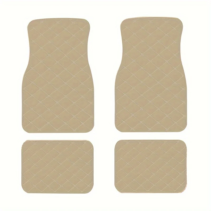 4pz Tappetini Per Auto, Universali Anteriori E Posteriori Impermeabili, Set Completo Di Tappetini Auto In Pelle PU, Accessori Per Interni Auto