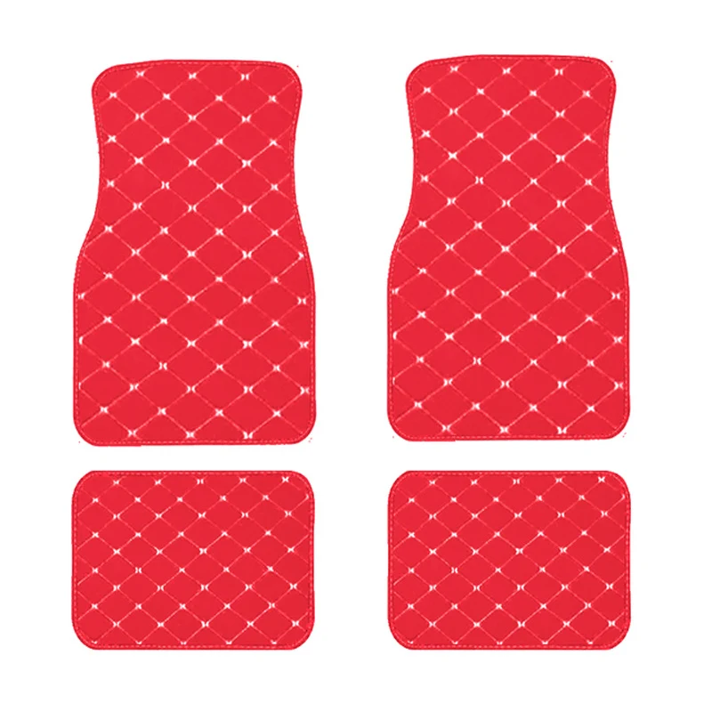 4pz Tappetini Per Auto, Universali Anteriori E Posteriori Impermeabili, Set Completo Di Tappetini Auto In Pelle PU, Accessori Per Interni Auto