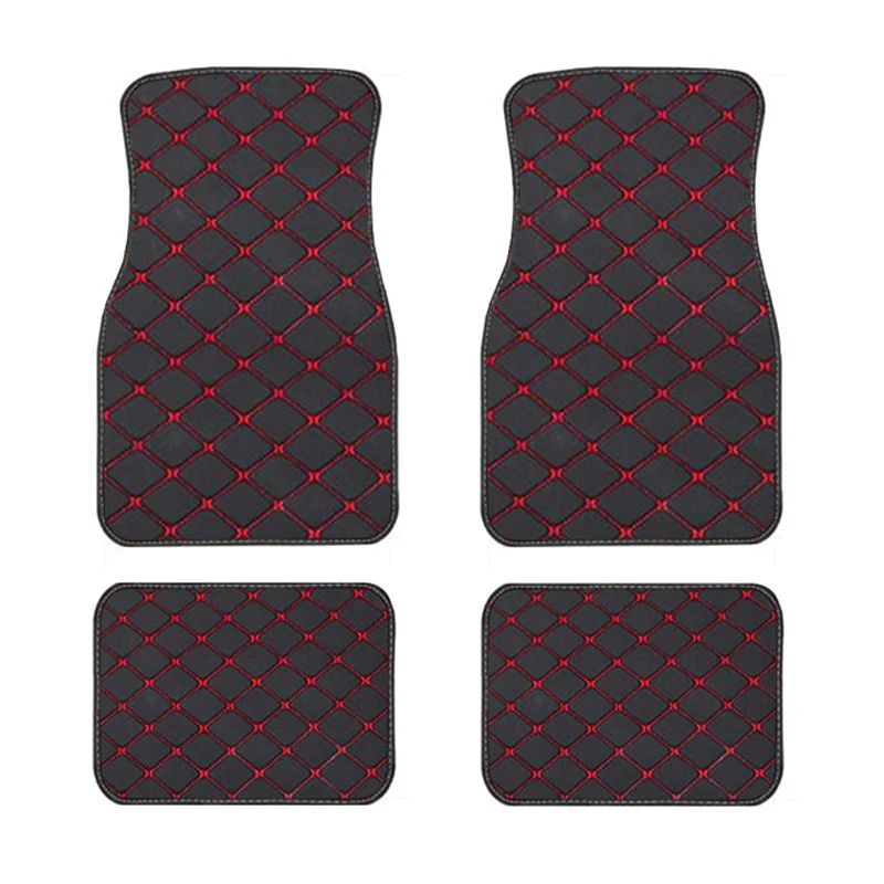 4pz Tappetini Per Auto, Universali Anteriori E Posteriori Impermeabili, Set Completo Di Tappetini Auto In Pelle PU, Accessori Per Interni Auto