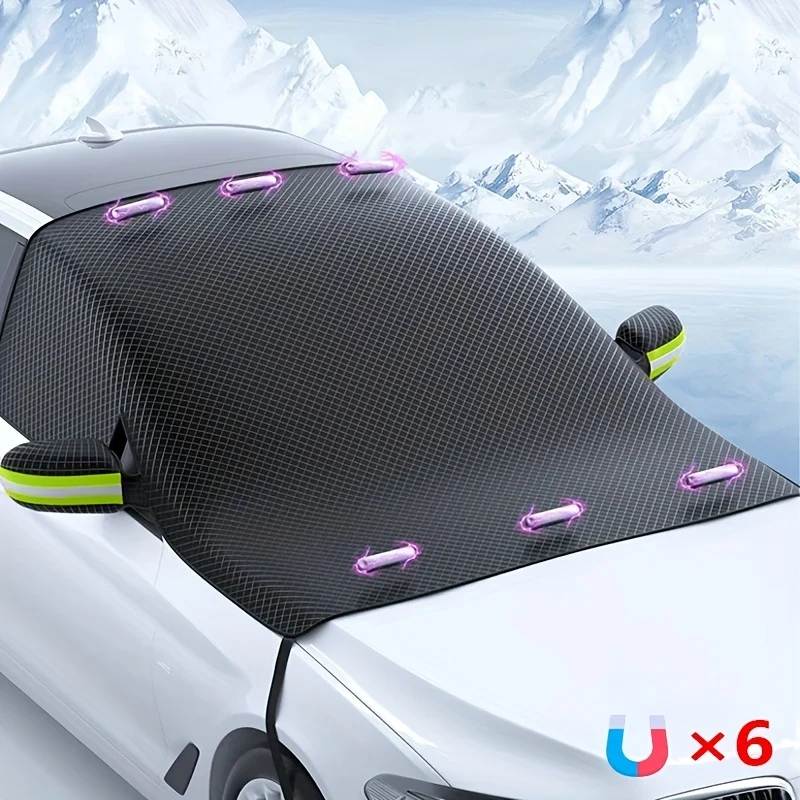 Copertura Magnetica Per Parabrezza Anteriore Per Auto Parabrezza Per Automobile Parasole Per Neve Coperture Esterne Impermeabili Accessori