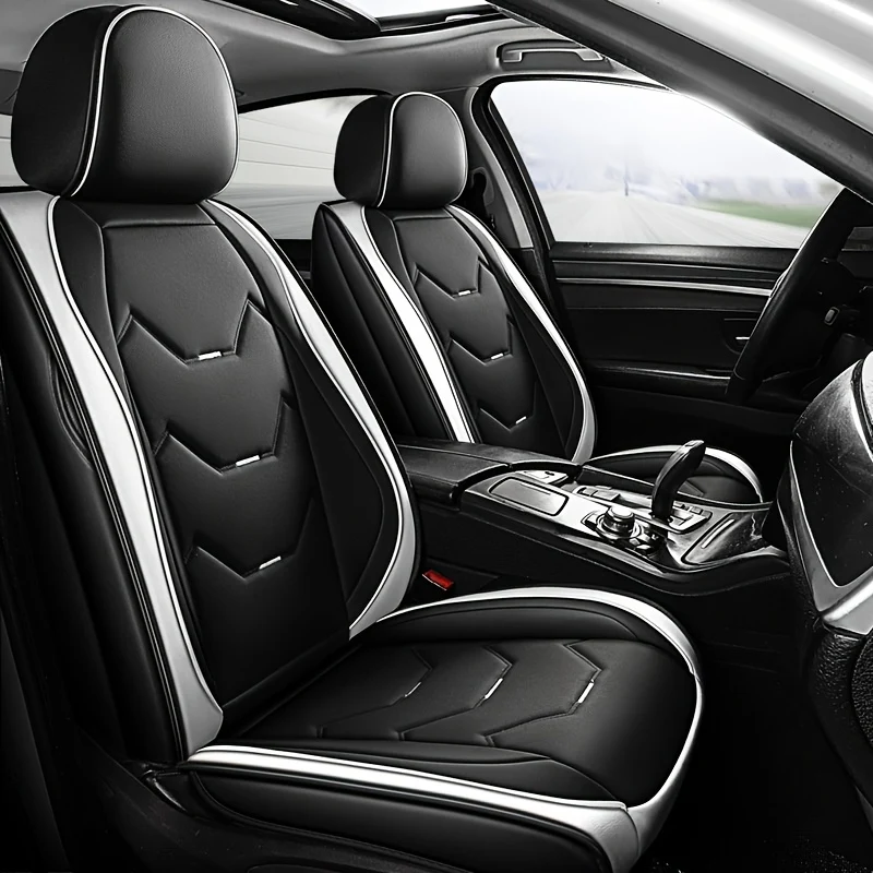 Copertura Del Sedile Dell'automobile In Pelle PU Di Lusso Protezione Del Cuscino Del Sedile Auto Quattro Stagioni Accessori Per Interni Del Veicolo