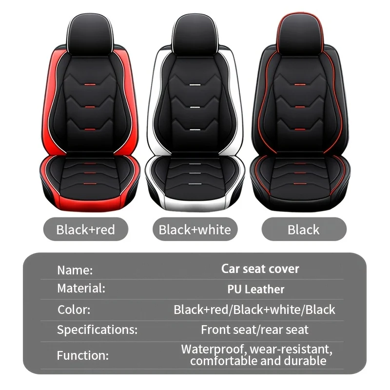 Copertura Del Sedile Dell'automobile In Pelle PU Di Lusso Protezione Del Cuscino Del Sedile Auto Quattro Stagioni Accessori Per Interni Del Veicolo