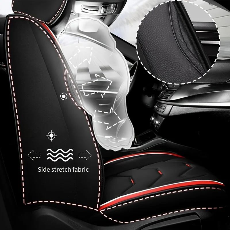 Copertura Del Sedile Dell'automobile In Pelle PU Di Lusso Protezione Del Cuscino Del Sedile Auto Quattro Stagioni Accessori Per Interni Del Veicolo