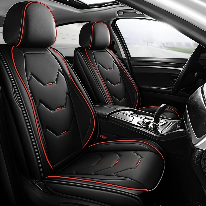 Copertura Del Sedile Dell'automobile In Pelle PU Di Lusso Protezione Del Cuscino Del Sedile Auto Quattro Stagioni Accessori Per Interni Del Veicolo