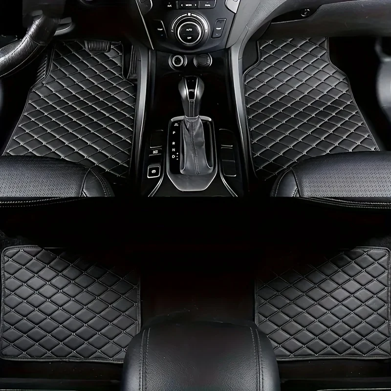 Tappetino impermeabile universale, set anteriore e posteriore (4 pz.). Tappetini in pelle, accessori per auto