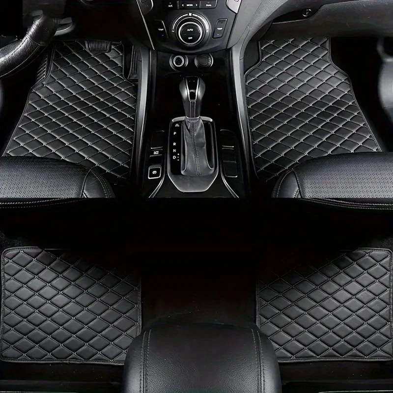 Tappetino impermeabile universale, set anteriore e posteriore (4 pz.). Tappetini in pelle, accessori per auto