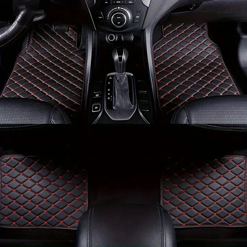 Tappetino impermeabile universale, set anteriore e posteriore (4 pz.). Tappetini in pelle, accessori per auto