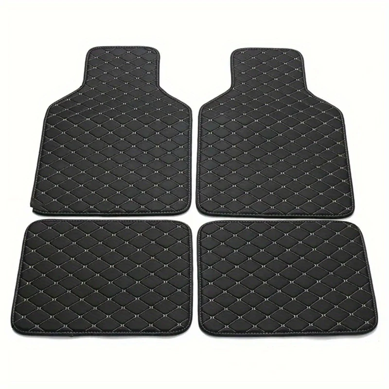 Tappetino impermeabile universale, set anteriore e posteriore (4 pz.). Tappetini in pelle, accessori per auto