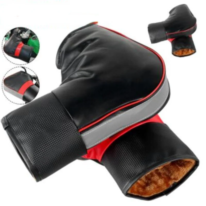 1 paio di guanti da moto impermeabili, guanti termici invernali, guanti a dita intere Guanti da bicicletta Protezioni per parabrezza Guanti da bici da moto durevoli