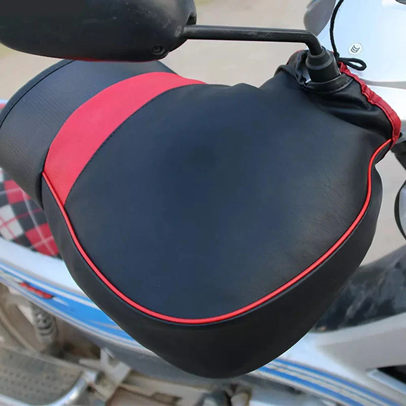 1 paio di guanti da moto impermeabili, guanti termici invernali, guanti a dita intere Guanti da bicicletta Protezioni per parabrezza Guanti da bici da moto durevoli