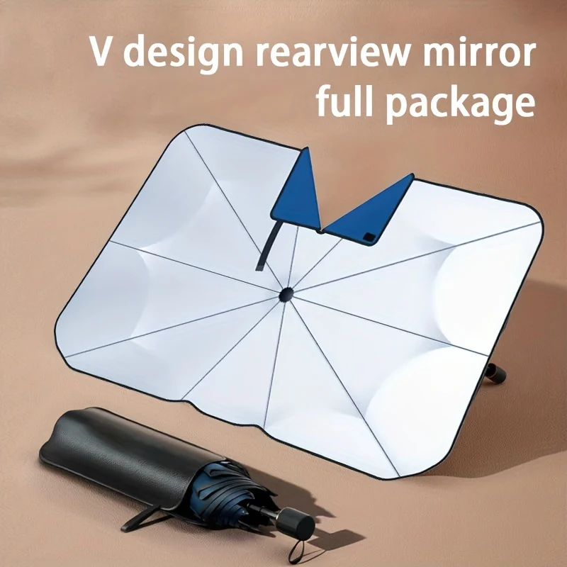 2023 Nuovo ombrello solare auto telescopico Visiera solare innovativa protezione solare isolamento termico ombra strumento ombra outdoor emergenza ombrello auto accessori
