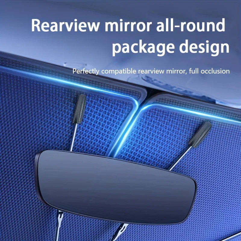2023 Nuovo ombrello solare auto telescopico Visiera solare innovativa protezione solare isolamento termico ombra strumento ombra outdoor emergenza ombrello auto accessori