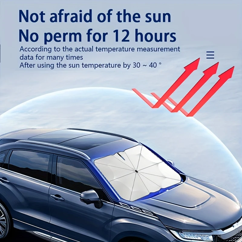 2023 Nuovo ombrello solare auto telescopico Visiera solare innovativa protezione solare isolamento termico ombra strumento ombra outdoor emergenza ombrello auto accessori