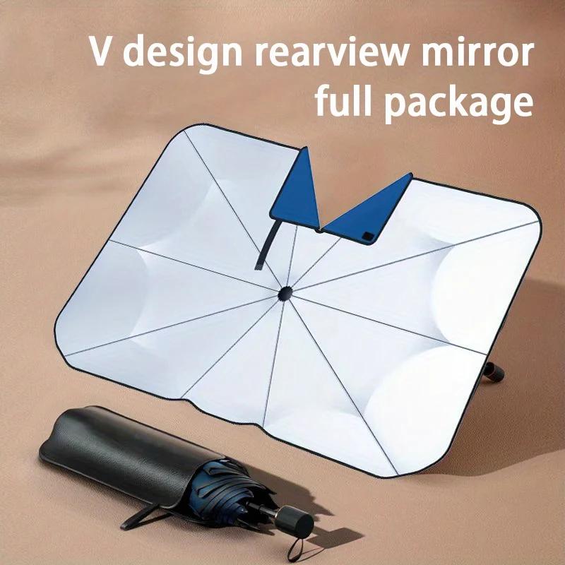 2023 Nuovo ombrello solare auto telescopico Visiera solare innovativa protezione solare isolamento termico ombra strumento ombra outdoor emergenza ombrello auto accessori