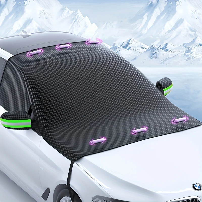 Copertura Protettiva Per Parabrezza Per Auto Ultra Spessa Per Impieghi Gravosi - Mantieni La Tua Auto Pulita E Priva Di Polvere Quest'estate E Inverno!