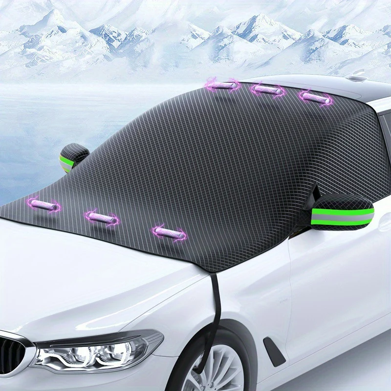 Copertura Protettiva Per Parabrezza Per Auto Ultra Spessa Per Impieghi Gravosi - Mantieni La Tua Auto Pulita E Priva Di Polvere Quest'estate E Inverno!