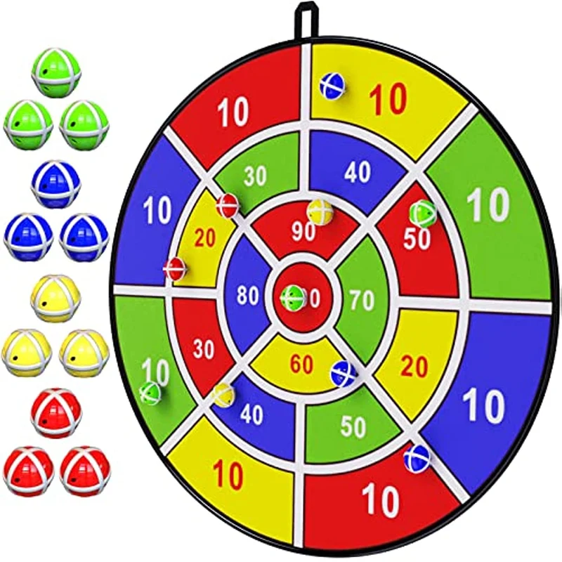 26 Set Di Freccette Per Bambini - 12 Palline Adesive - Gioco Divertente Per Feste Indoor/outdoor Per Ragazzi E Ragazze Dai 3 Ai 12 Anni - Regalo Perfetto Per Compleanni, Natale E Halloween, Ringraziamento!