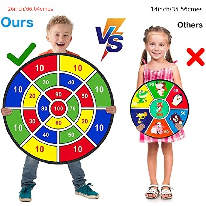 26 Set Di Freccette Per Bambini - 12 Palline Adesive - Gioco Divertente Per Feste Indoor/outdoor Per Ragazzi E Ragazze Dai 3 Ai 12 Anni - Regalo Perfetto Per Compleanni, Natale E Halloween, Ringraziamento!