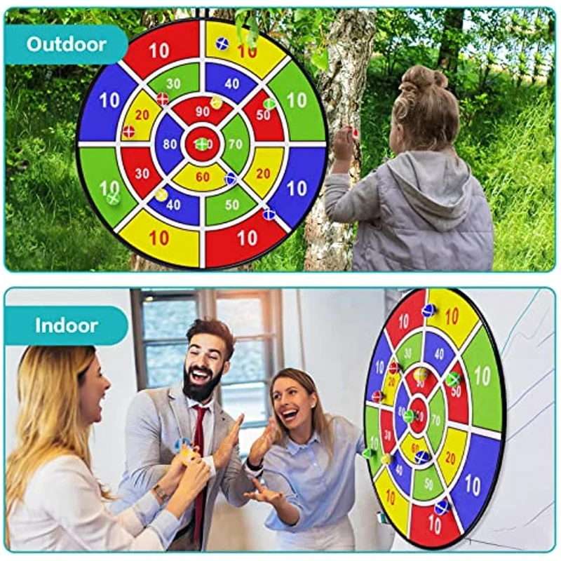 26 Set Di Freccette Per Bambini - 12 Palline Adesive - Gioco Divertente Per Feste Indoor/outdoor Per Ragazzi E Ragazze Dai 3 Ai 12 Anni - Regalo Perfetto Per Compleanni, Natale E Halloween, Ringraziamento!