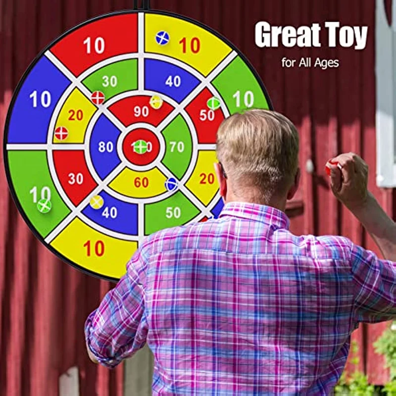 26 Set Di Freccette Per Bambini - 12 Palline Adesive - Gioco Divertente Per Feste Indoor/outdoor Per Ragazzi E Ragazze Dai 3 Ai 12 Anni - Regalo Perfetto Per Compleanni, Natale E Halloween, Ringraziamento!