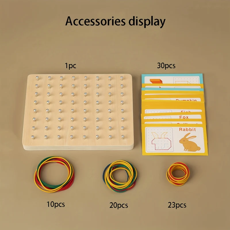 Montessori Geometria Matematica Aiuti Didattici Per Bambini, Gioco Puzzle Pegboard Forma, Giocattoli Educativi In Legno Per L'infanzia Per L'intelligenza Dei Bambini E Il Divertimento Dei Puzzle Regalo Di Natale E Halloween