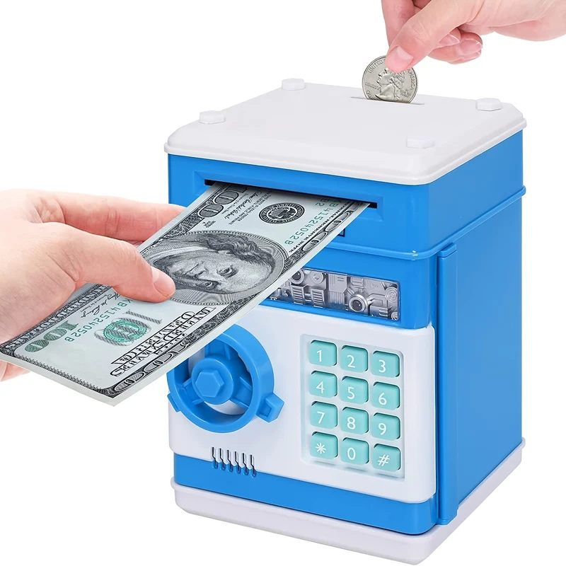 Salvadanaio Per Ragazze, Salvadanaio Elettronico Con Protezione Tramite Password, Scatola Di Immagazzinaggio Per Bobine Di Monete Per Casse Di Risparmio Bancomat, Regalo Di Halloween/Natale