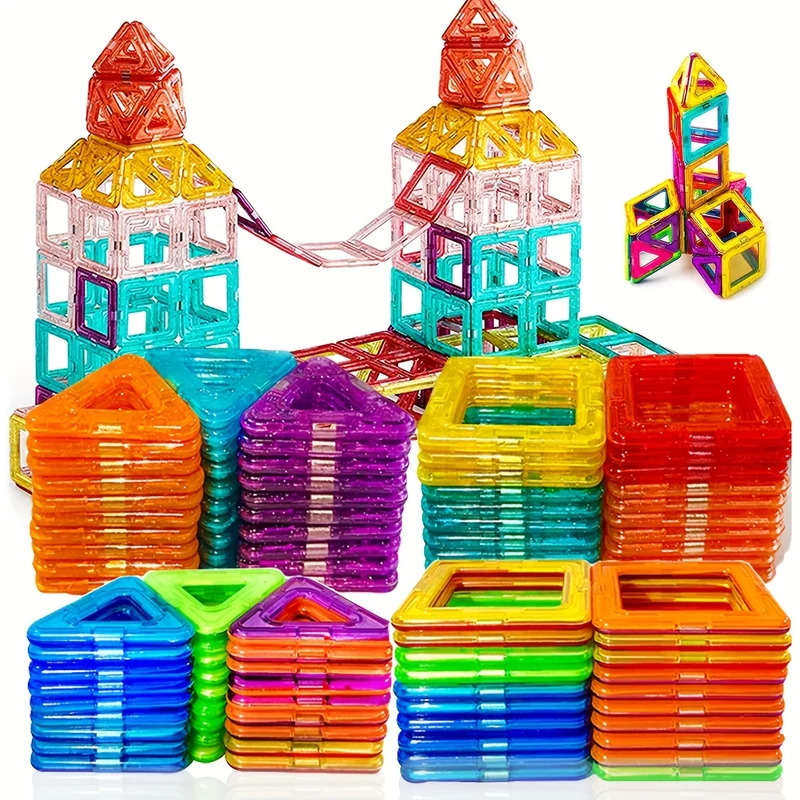 Blocchi Magnetici Di Grandi Dimensioni E Mini Dimensioni Magneti Fai Da Te Giocattoli, Set Di Costruzioni Di Design Regali, Regalo Di Natale/Halloween/Ringraziamento